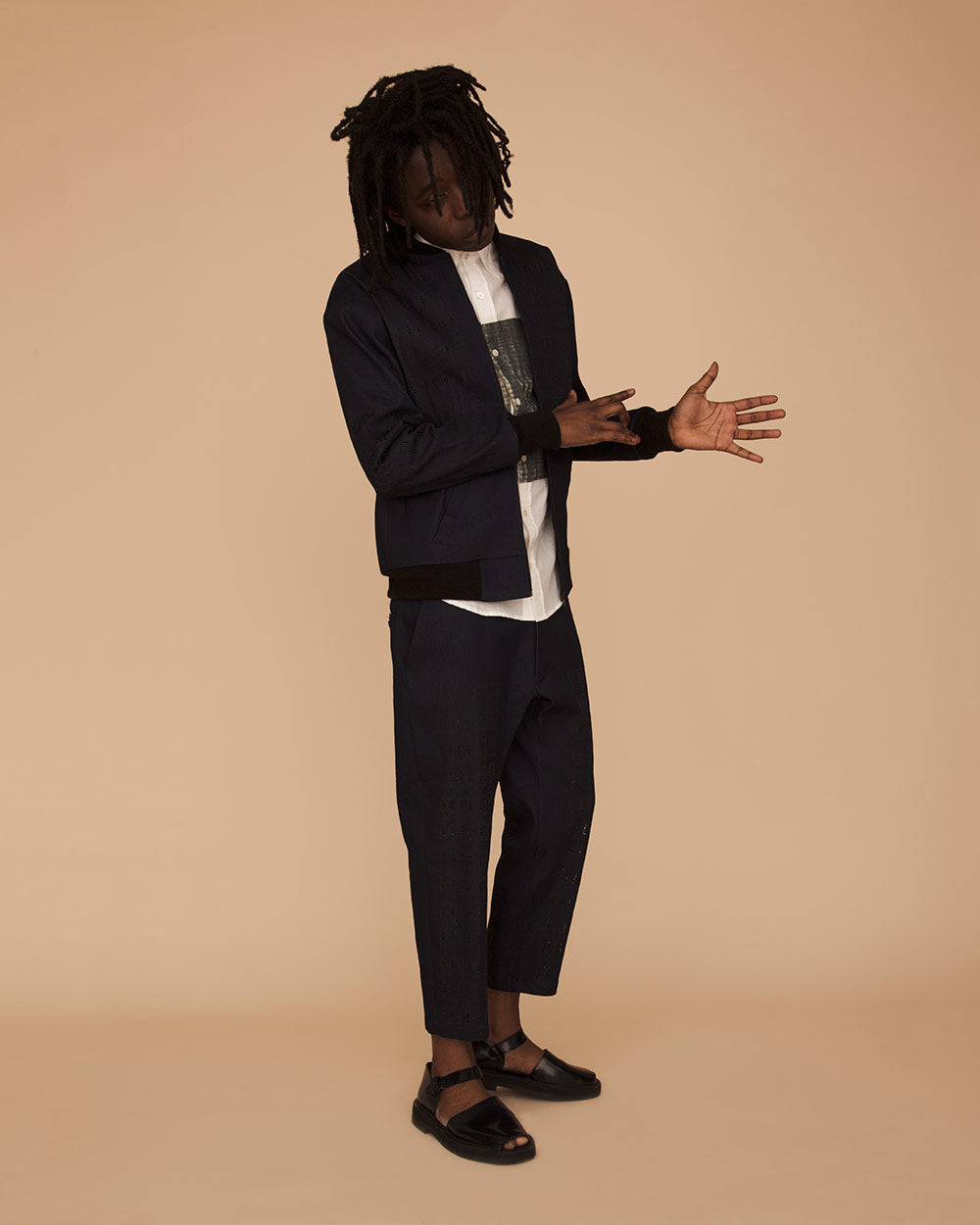 Laser-cut Denim Jacket