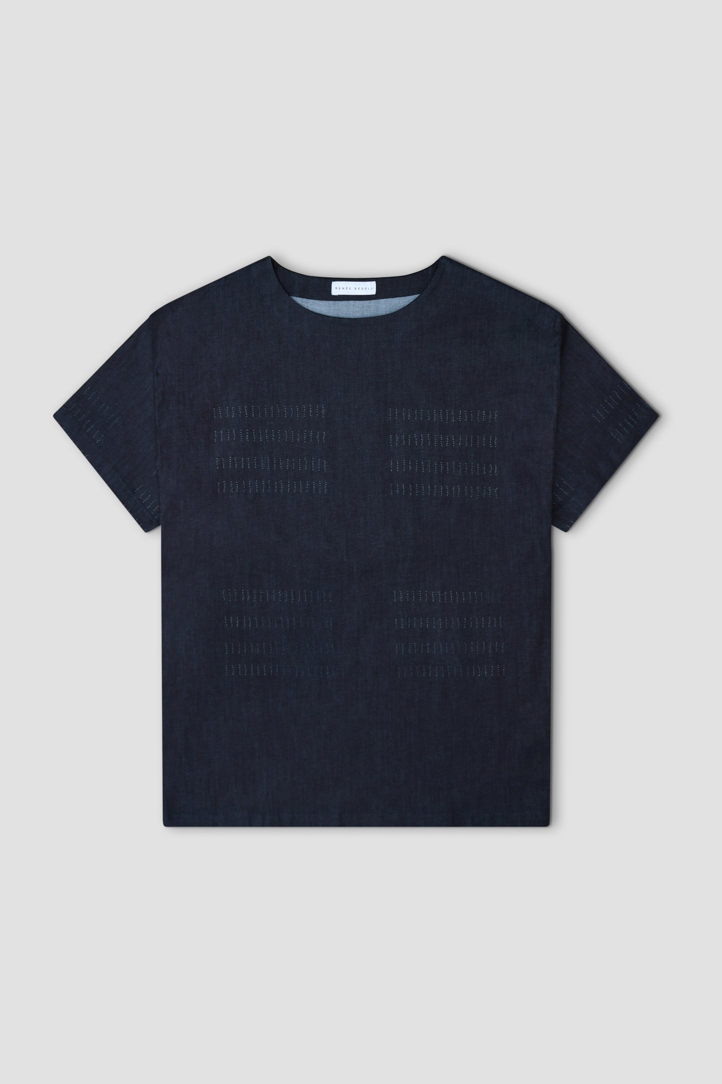 Printed Denim T-shirt