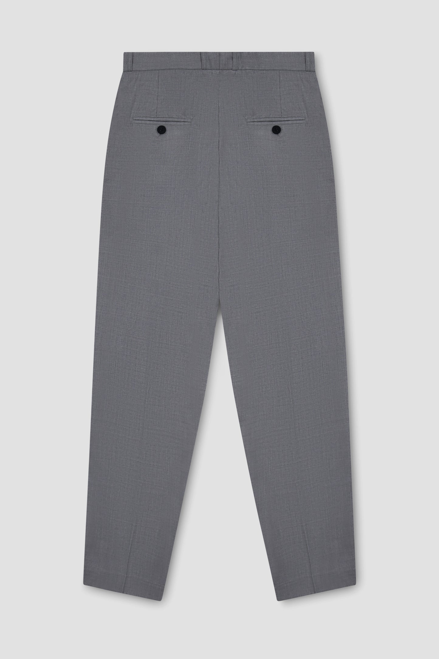 Grey Wool Tailored Trouser