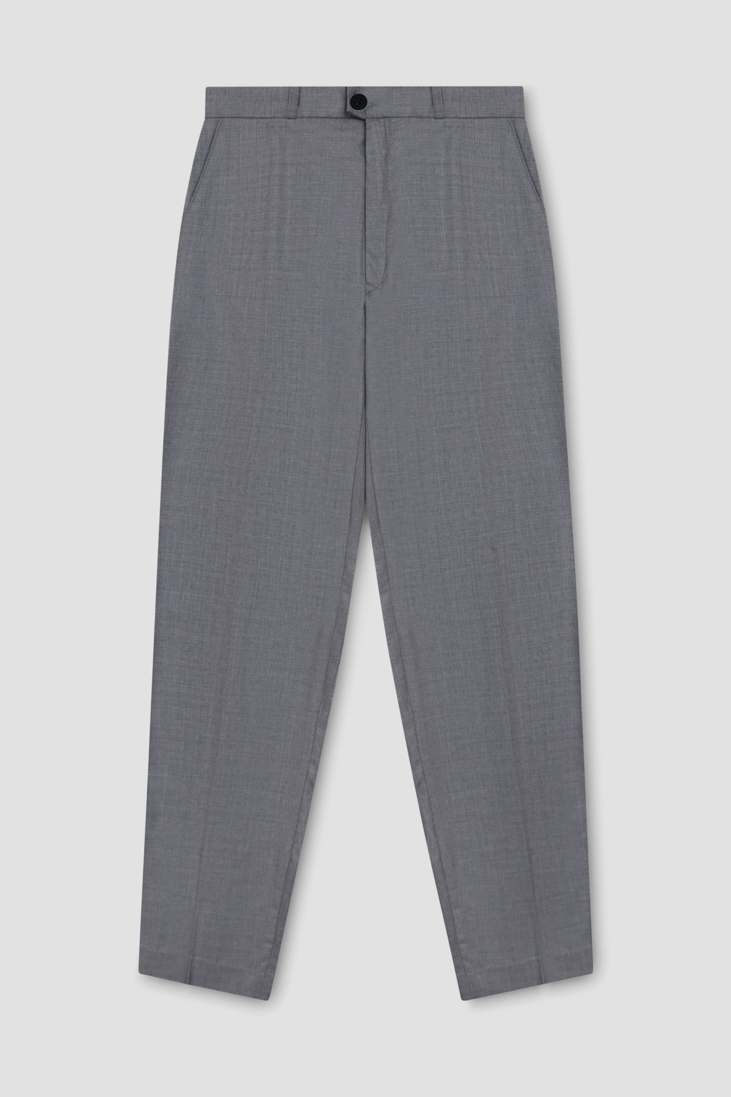 Grey Wool Tailored Trouser