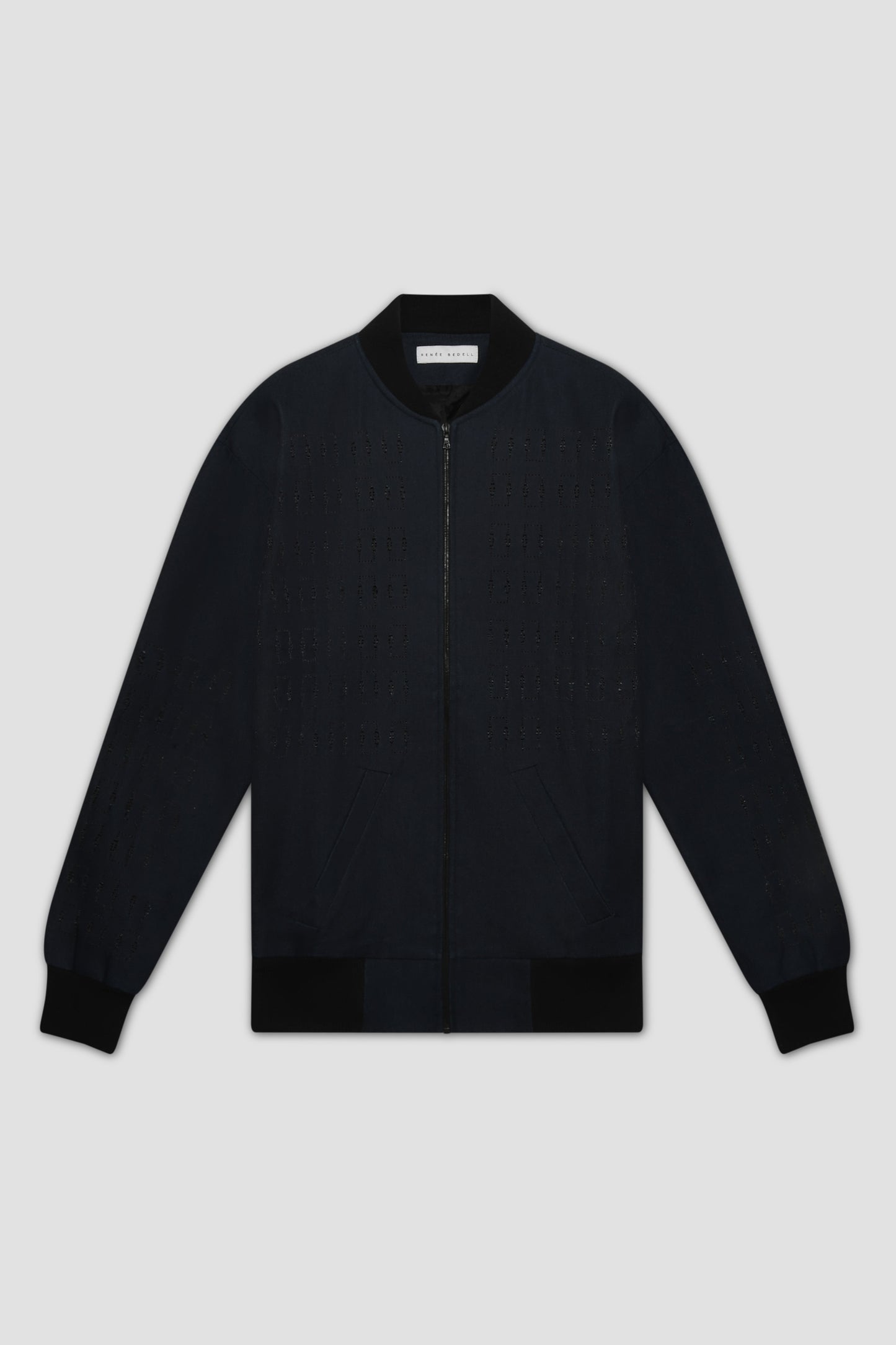 Laser-cut Denim Jacket