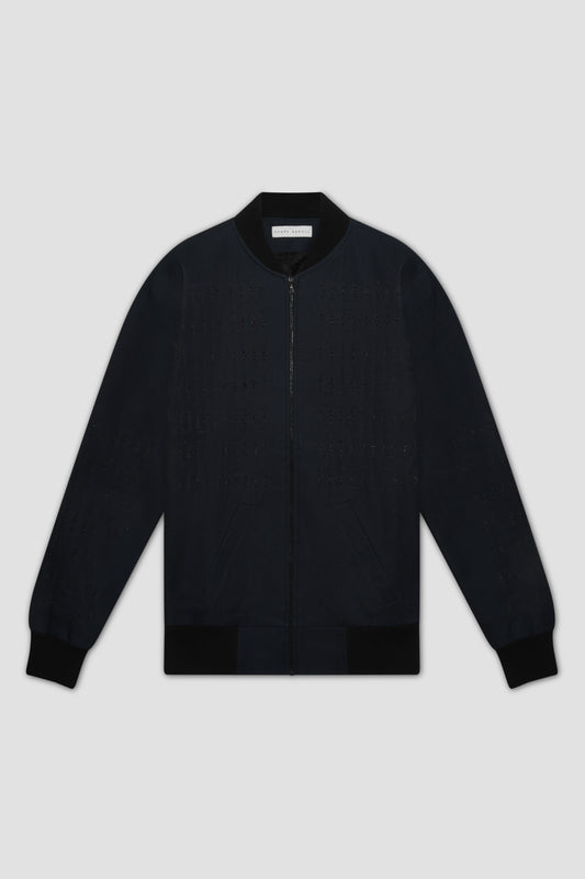 Laser-cut Denim Jacket