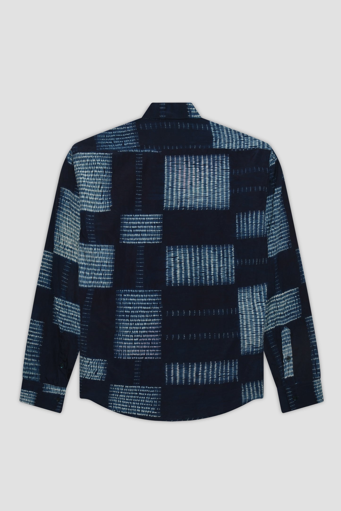 Silk Cotton Indigo Shirt