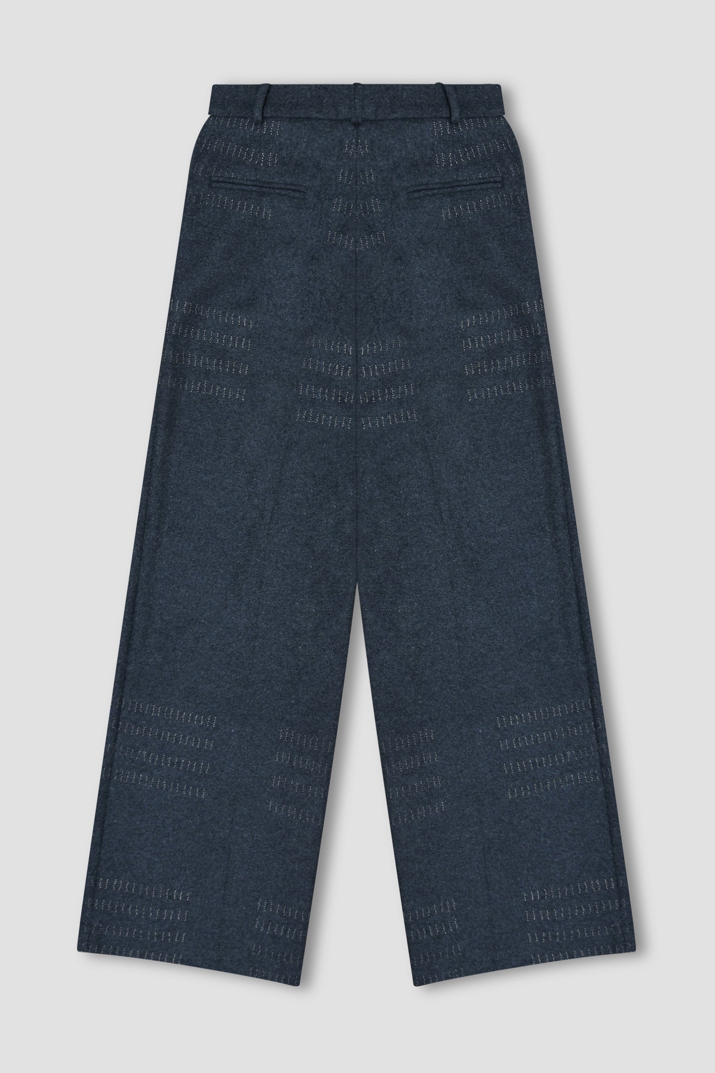 Wide Leg Wool Trouser