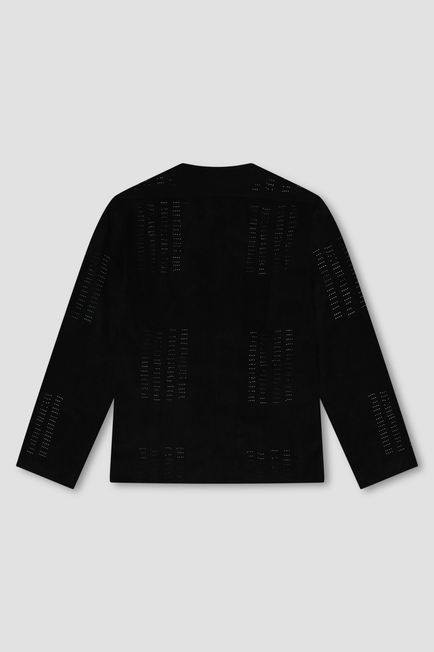 Black Suede Laser Cut Top