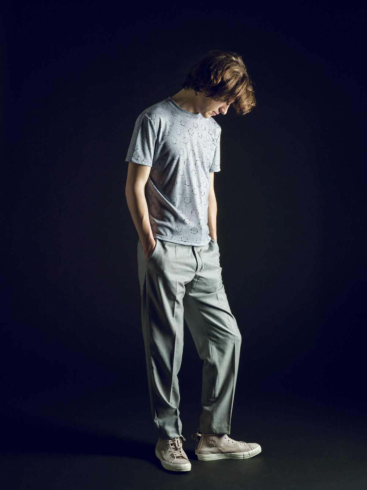 Grey tailored trouser