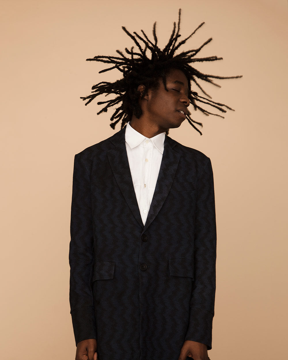 Ink Navy Long Tailored Coat