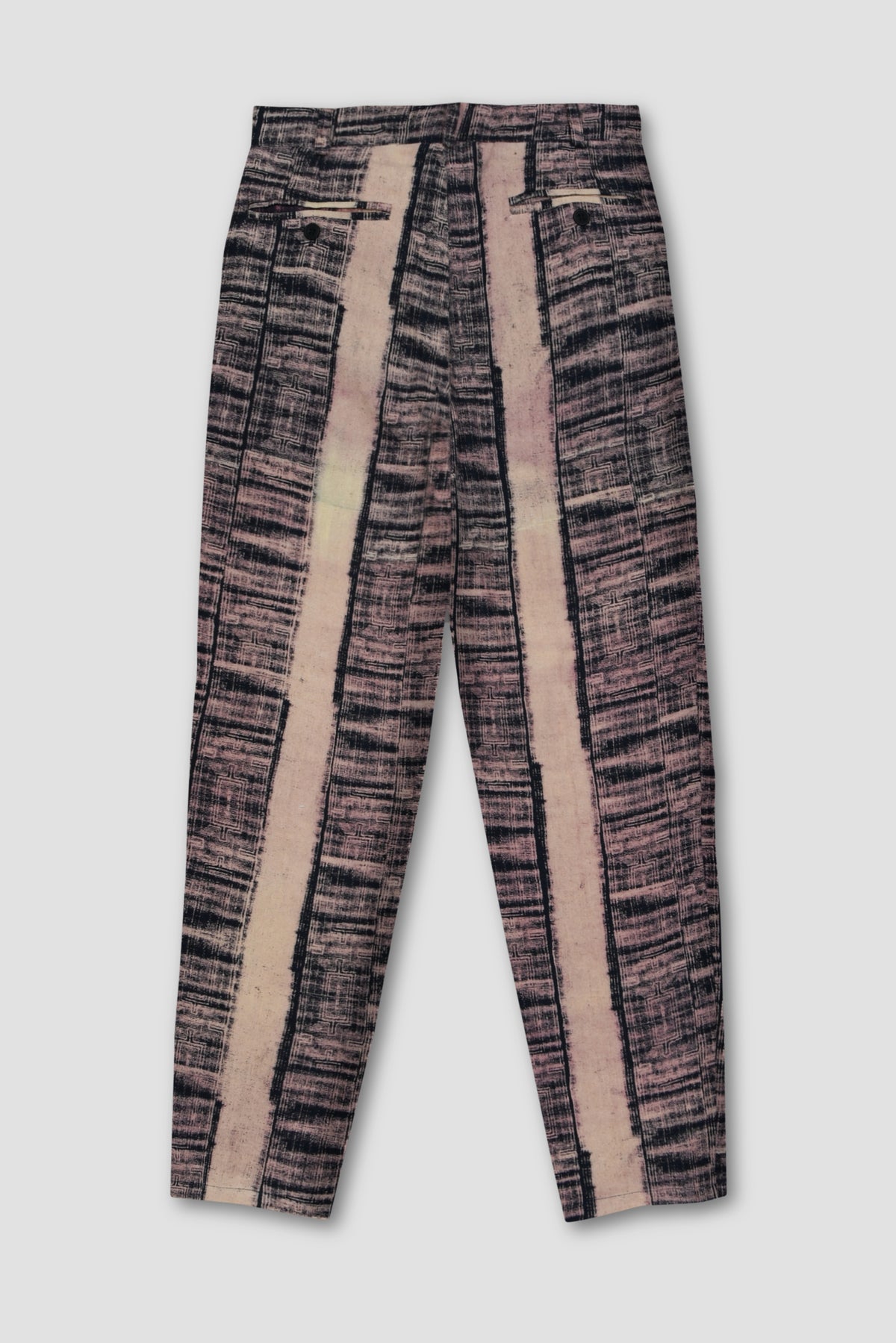 Printed Linen Tailored Trouser