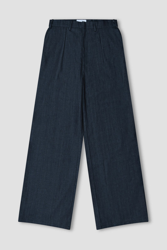 Wide-leg Heavy-Weight Denim Trouser