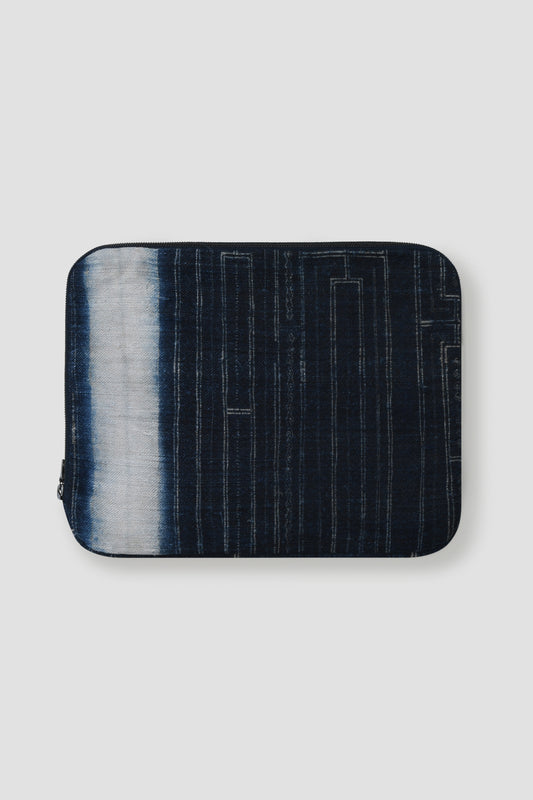 Indigo-dyed Hemp iPad Case