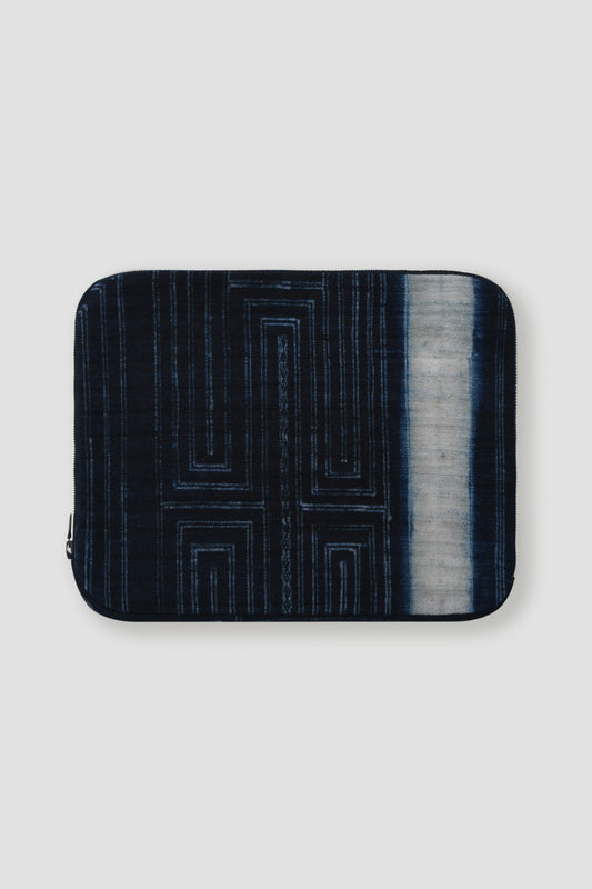Indigo-dyed Hemp iPad Case