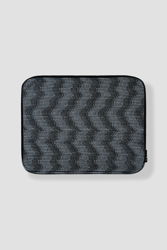 Grey Cotton Jacquard iPad case